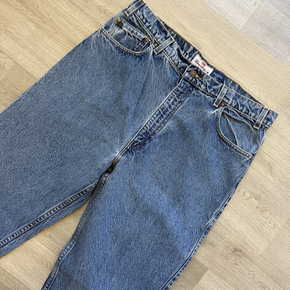 Vintage 1995 Levi's 540 Jeans Mens 38 36x34 Blue Relaxed Fit Baggy 90s